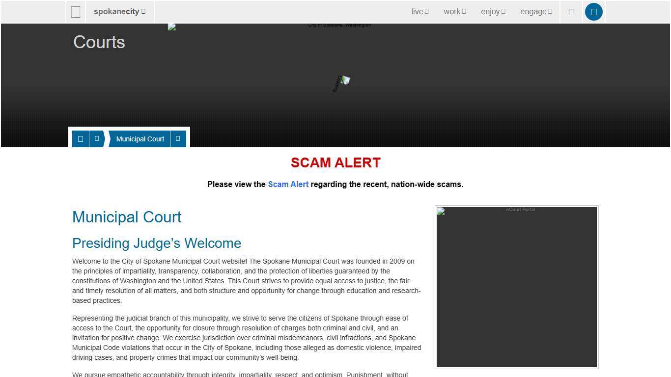 Spokane Municipal Court - City of Spokane, Washington